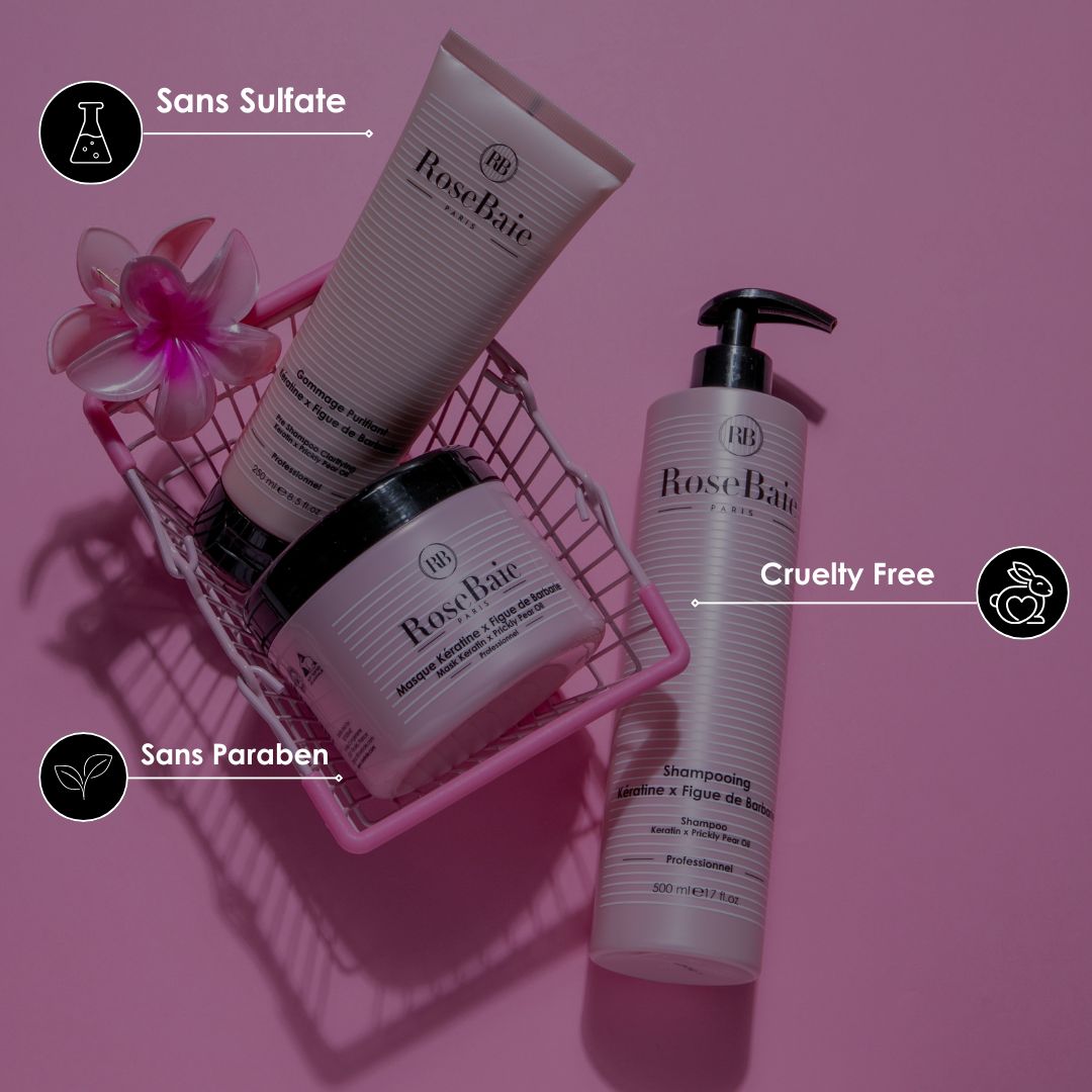Routine Cuir Chevelu Purifié – Figue de Barbarie & Kératine – Hydratation & Réparation