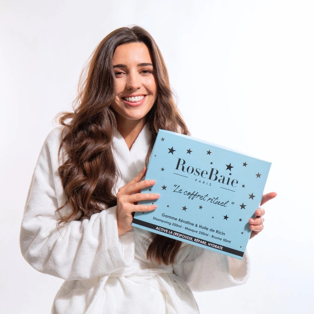 Coffret Rituel Rosebaie – Pousse & Hydratation Ricin & Kératine