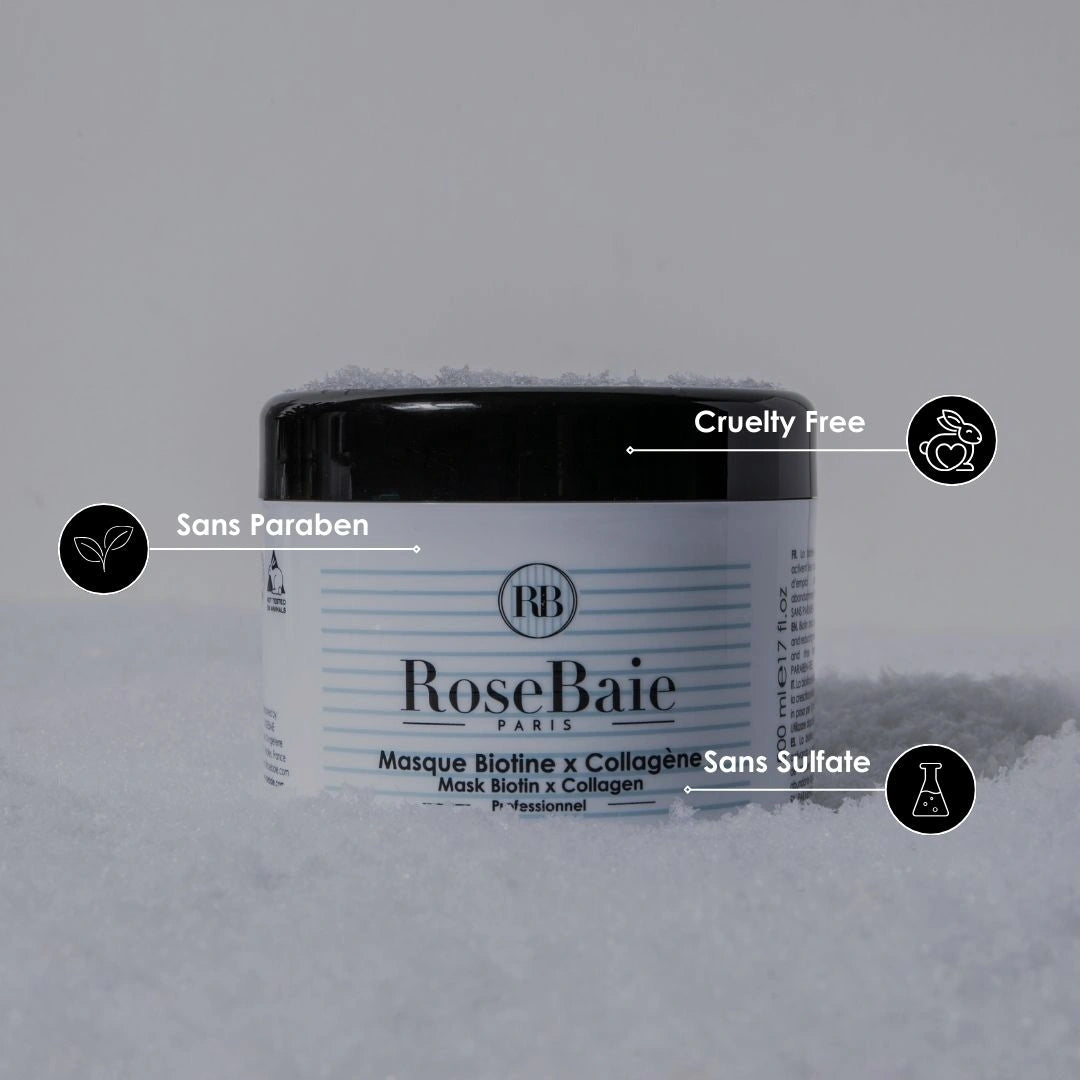Masque Biotine & Collagène - Réparation, pousse, reconstruction
