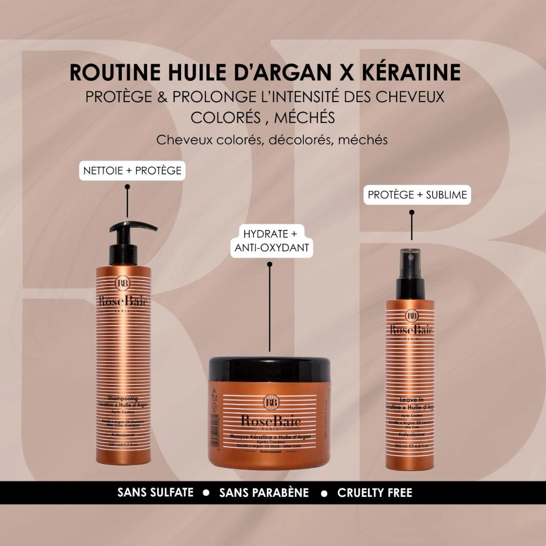 Routine Post-Coloration Argan – Protection & éclat de la couleur