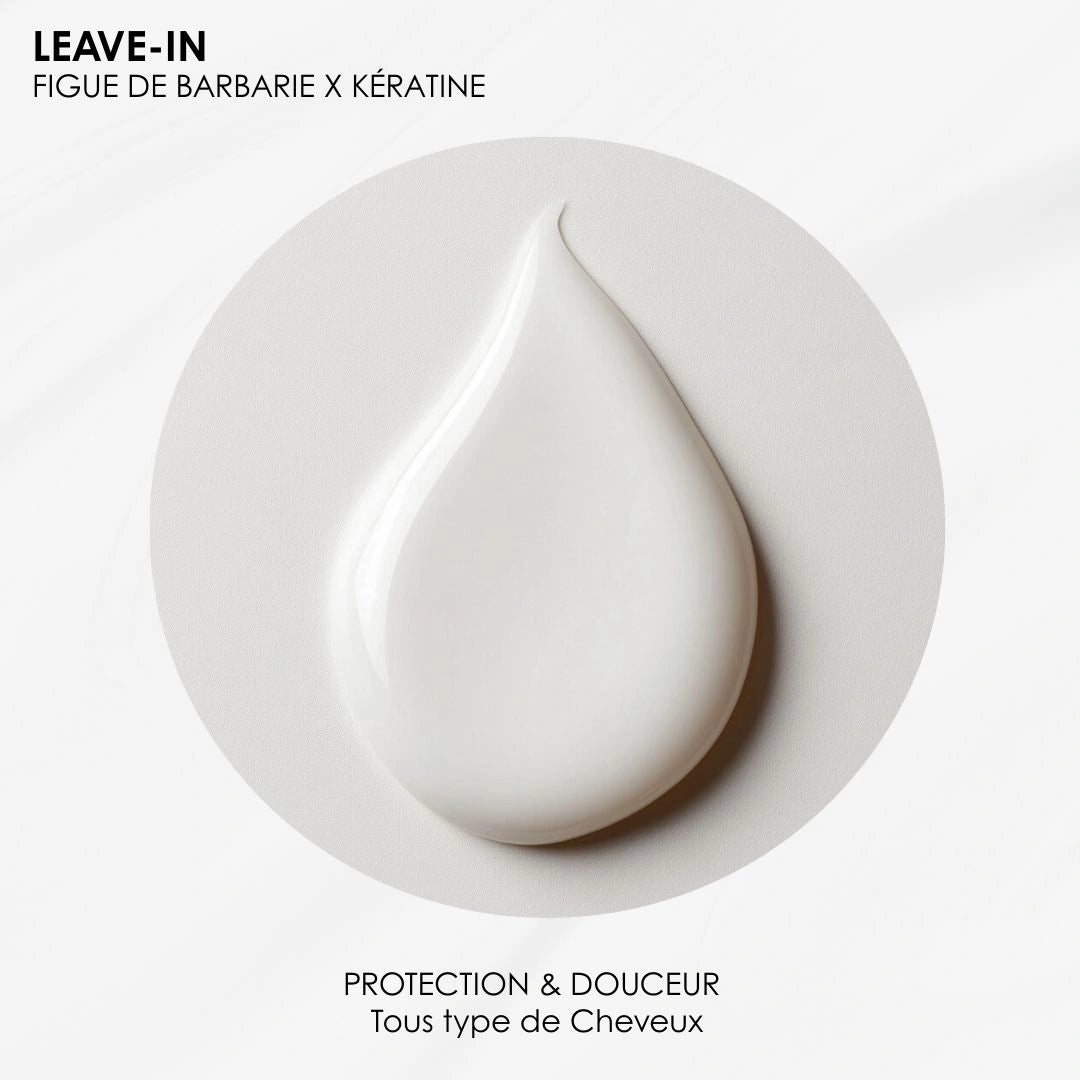 Leave in Thermoprotecteur Figue de Barbarie & Kératine - Sébo-régulation & Hydratation