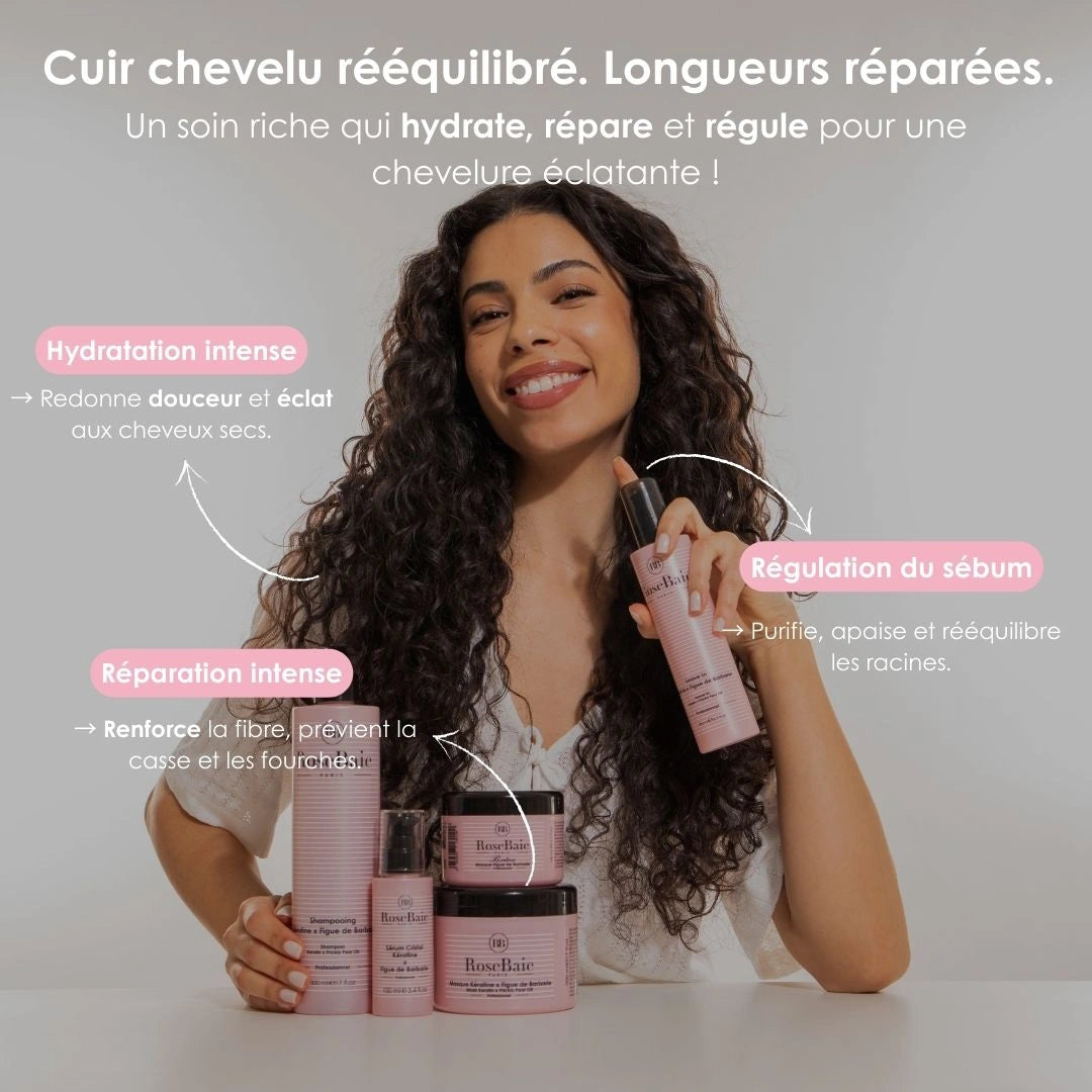 Masque Figue de Barbarie & Kératine - Sébo-régulation & Hydratation