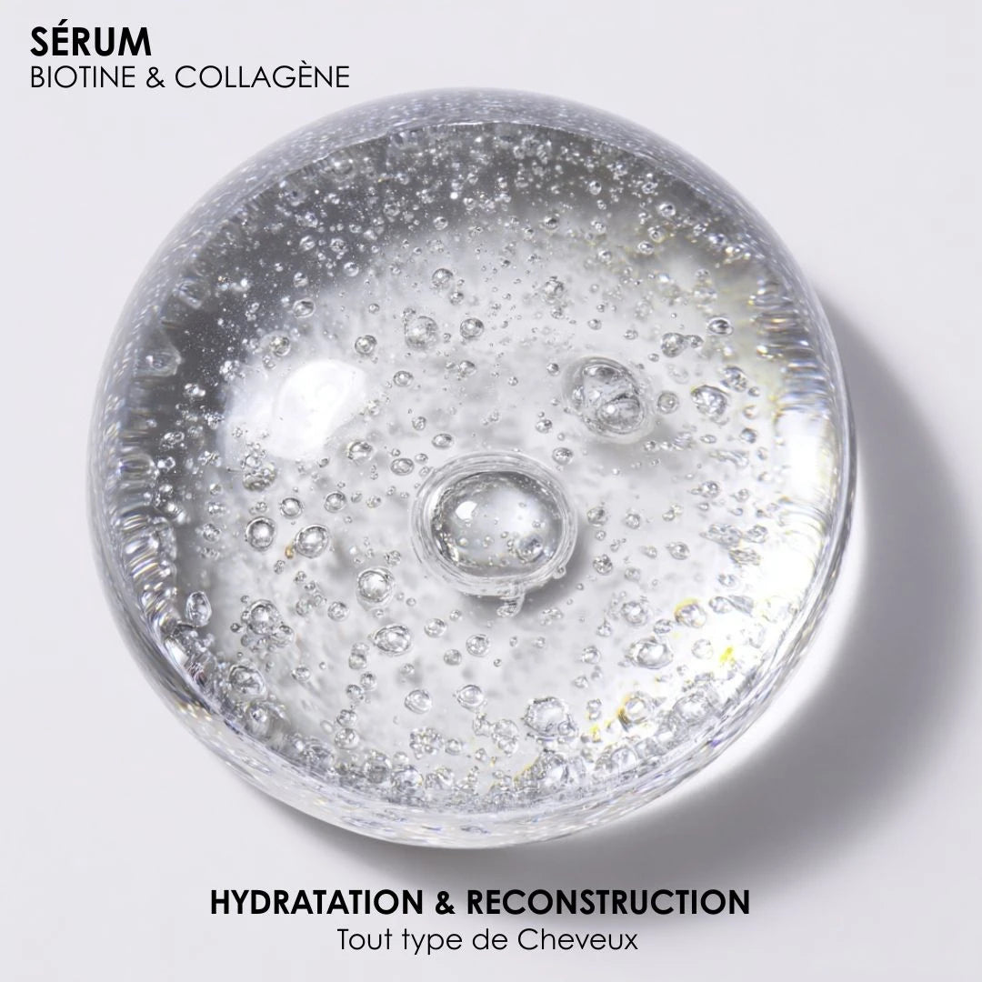 Sérum Biotine & Collagène - Réparation, pousse, reconstruction