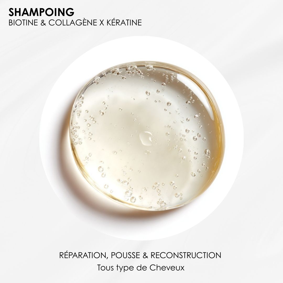BIOTIN AND COLLAGEN SHAMPOO REPAIR, GROWTH & RECONSTRUCTION