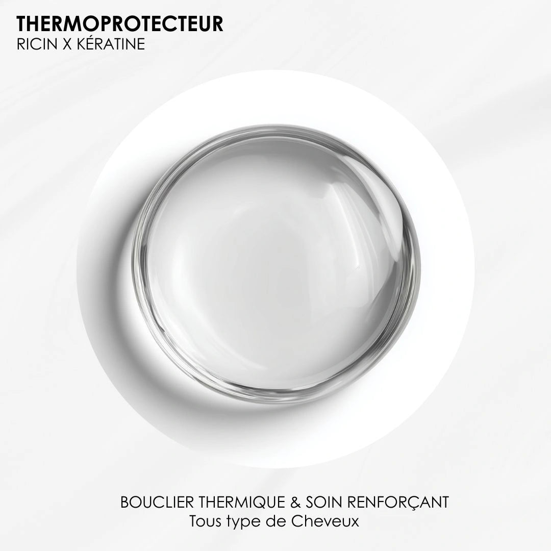 Thermoprotecteur Ricin & Kératine – Pousse & Hydratation