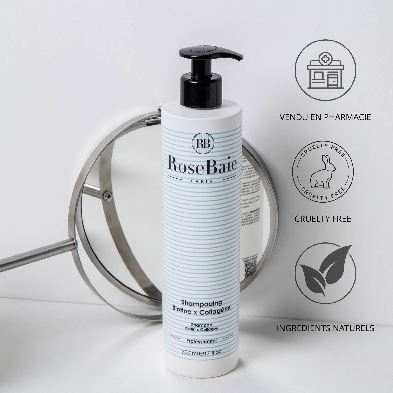 SHAMPOING BIOTINE ET COLLAGÈNE REPARATION, POUSSE & RECONSTRUCTION