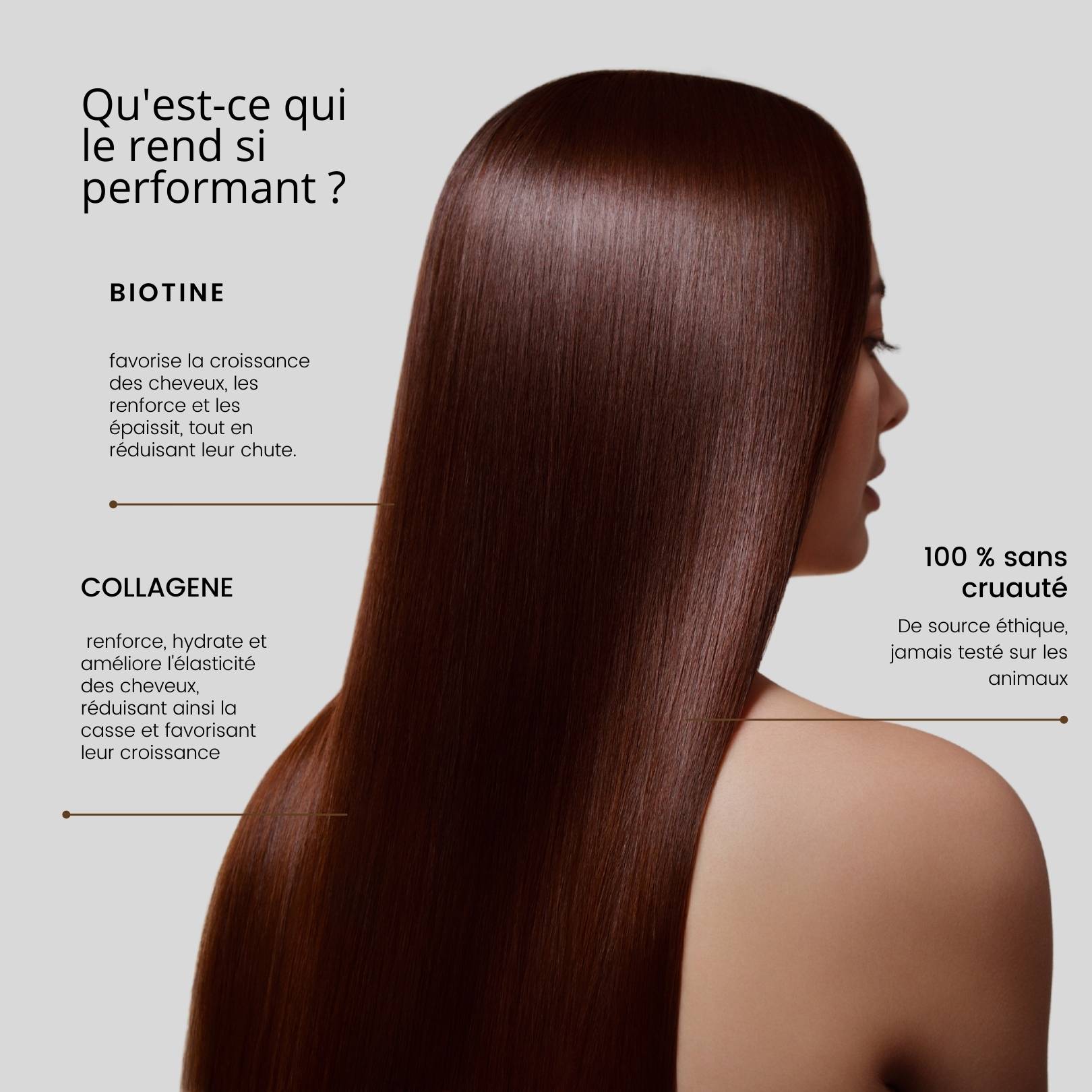 SÉRUM BIOTINE ET COLLAGÈNE REPARATION, POUSSE & RECONSTRUCTION