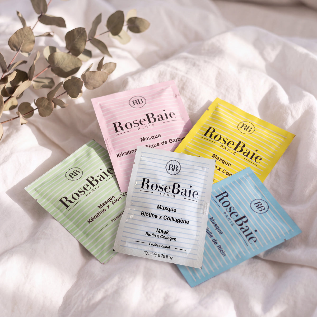 Pack Découverte 5 Masques Capillaires – Doses d'Essai 5 x 20ml
