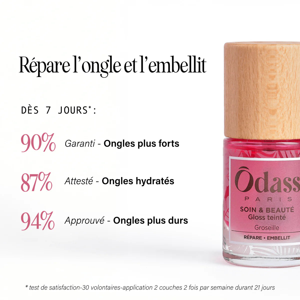 Ton vernis-soin gloss teinté Odass