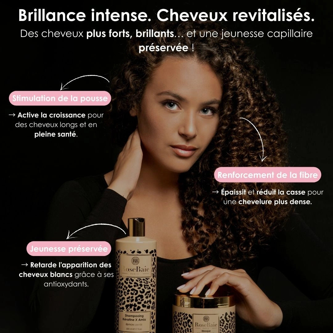 Shampoing Premium duo Amla & Kératine - Brillance & gainage