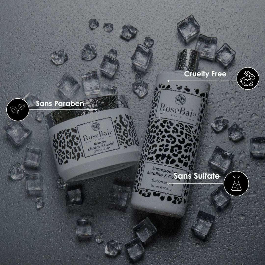 Routine Premium duo Caviar & Kératine - Anti-âge, réparation intense