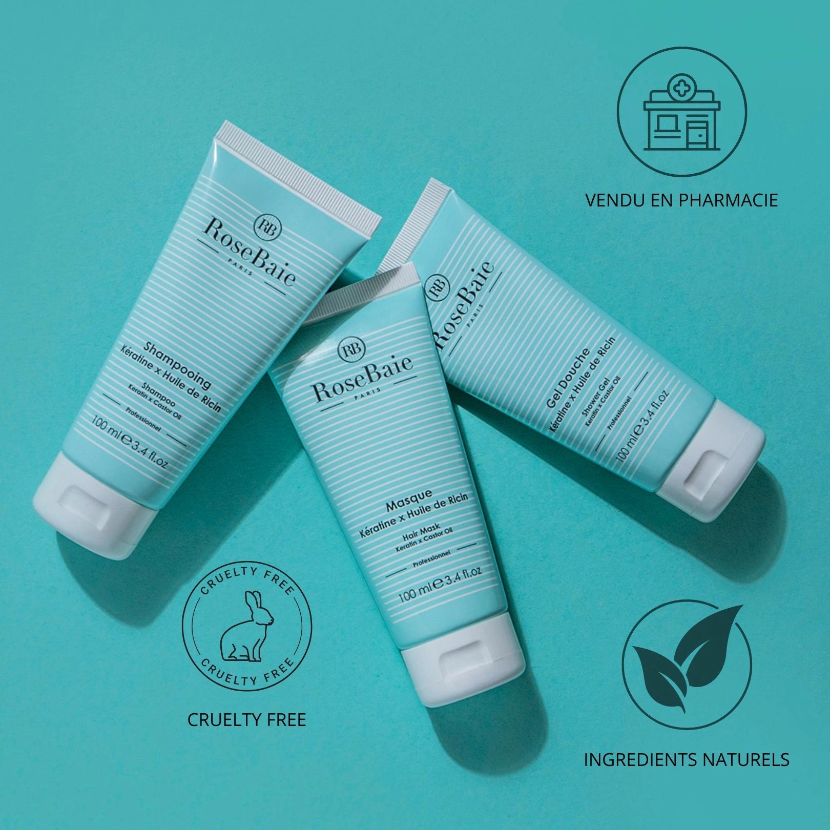 Kit voyage Ricin & Kératine – Pousse & Hydratation