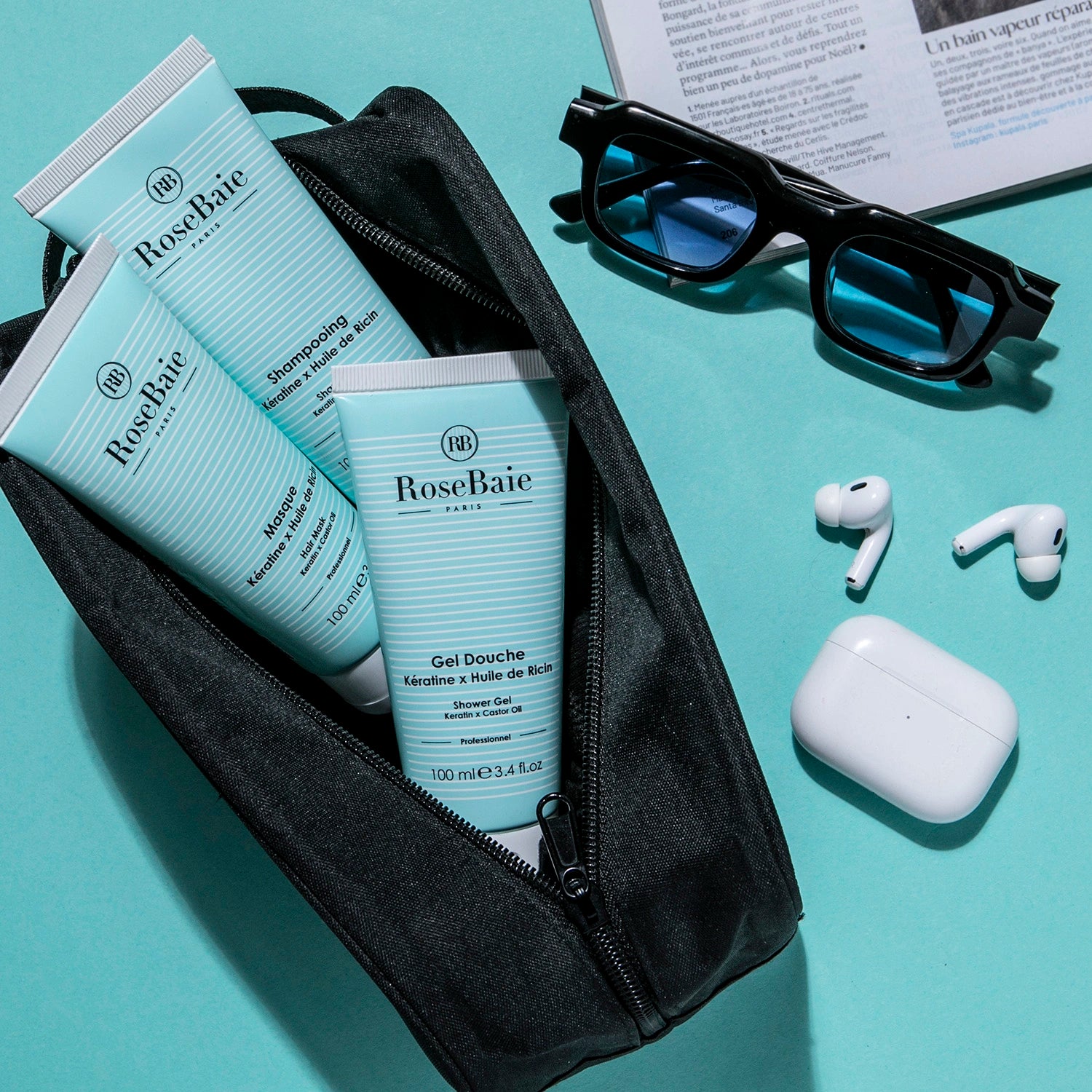 Kit voyage Ricin & Kératine – Pousse & Hydratation