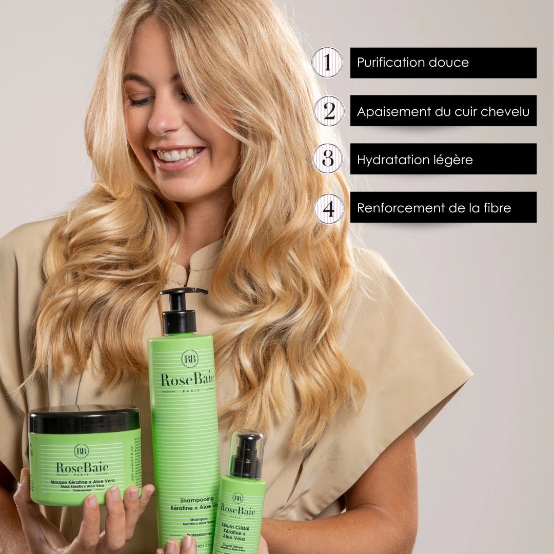 Routine Aloe Vera – Purification & apaisement du cuir chevelu