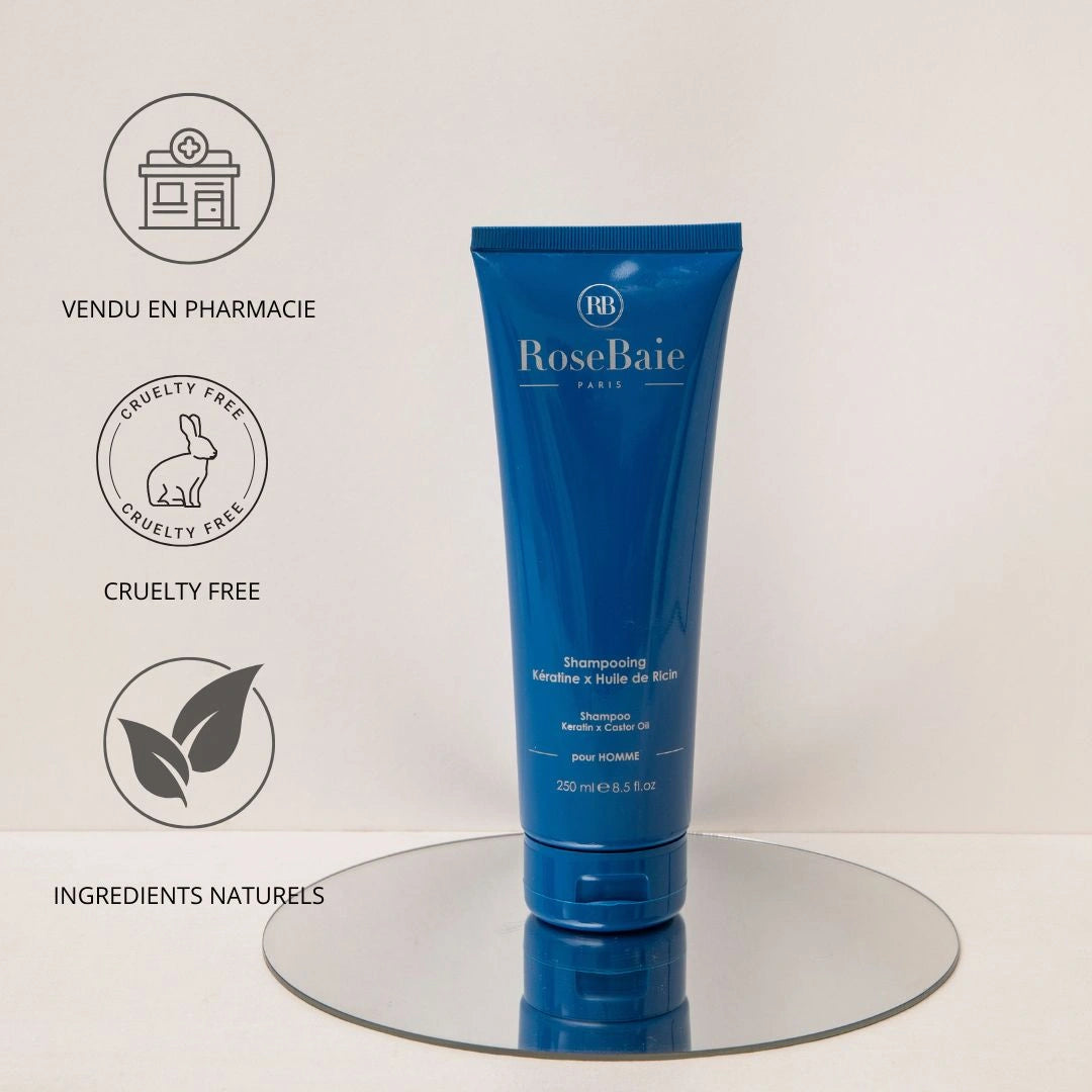 Routine duo pour homme Ricin & Kératine – Pousse & Hydratation