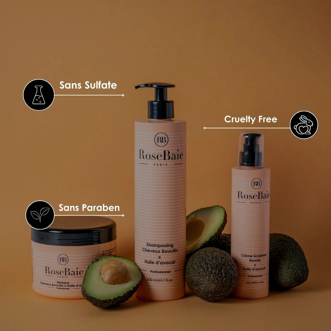 Routine trio spécial cheveux Bouclés - Hydratation & Définition