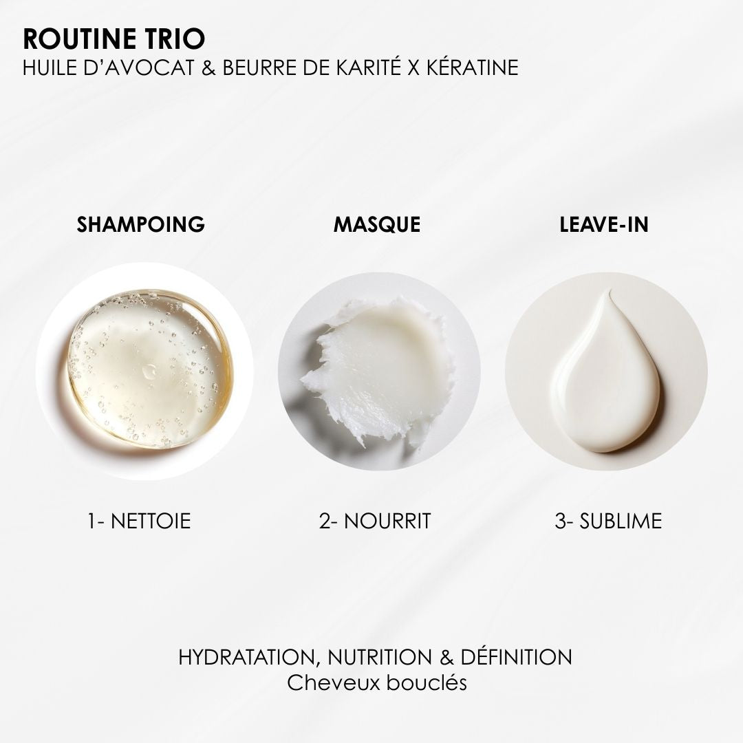 TRIO CHEVEUX BOUCLÉS HYDRATATION & DÉFINITION