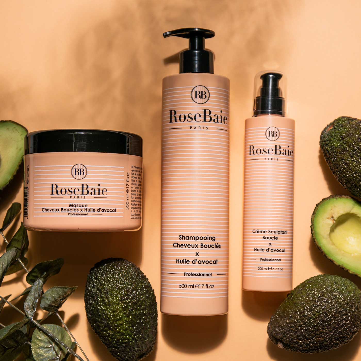 Crème hydratante cheveux bouclés x huile d'avocat