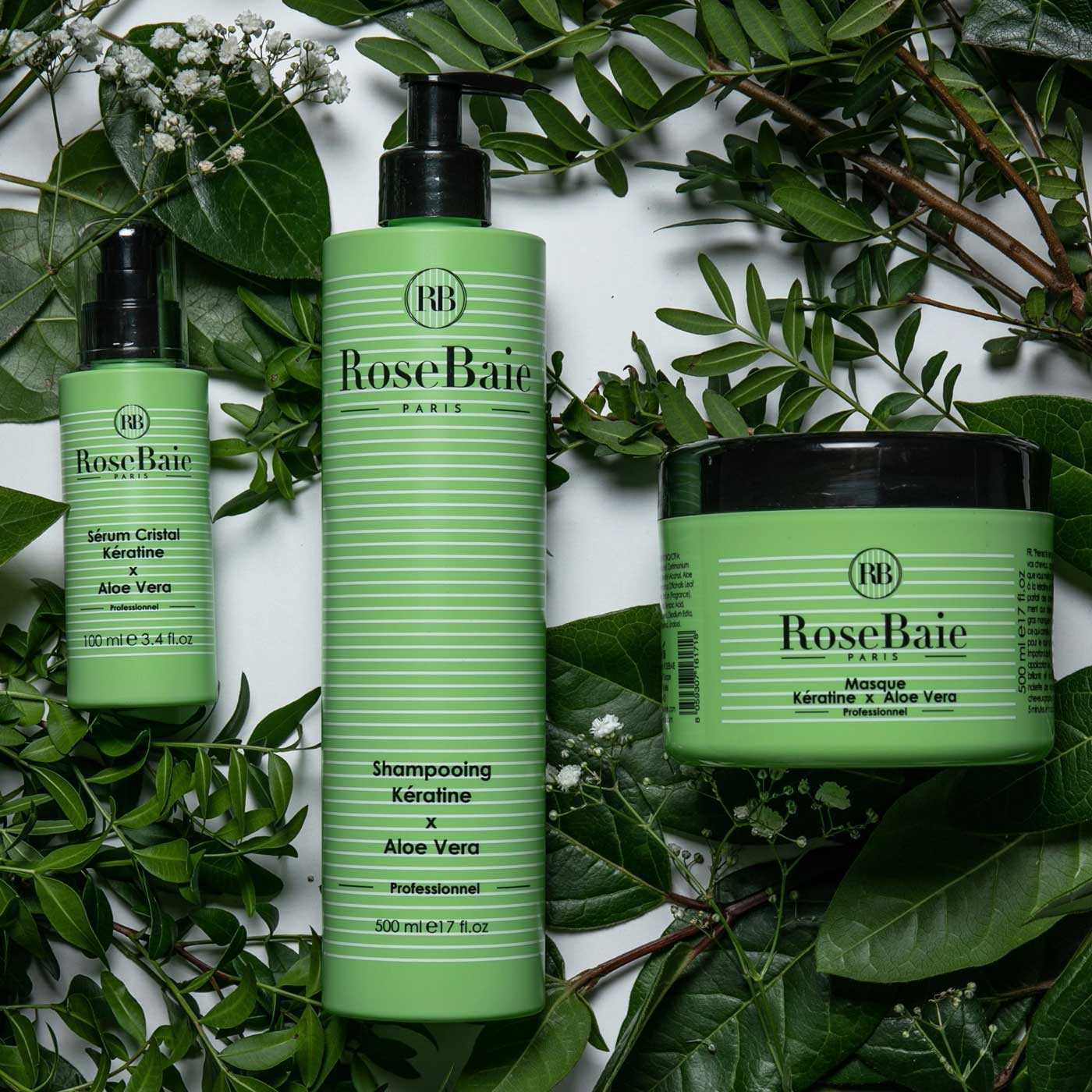 Trio aloe vera shampoing masque & sérum